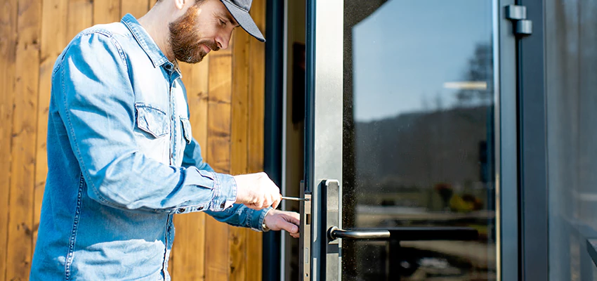 Frameless Glass Storefront Door Locks Replacement in Davis, CA